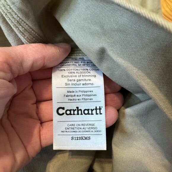 Carhartt Men's Ironwood Pearl Snap Twill Heavyweight Work Shirt S123 KMS SZ 3XL - Picture 6 of 7